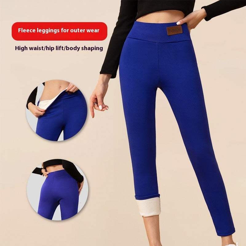 Plus Size Fleece-lined Thicker Cashmere Leggings