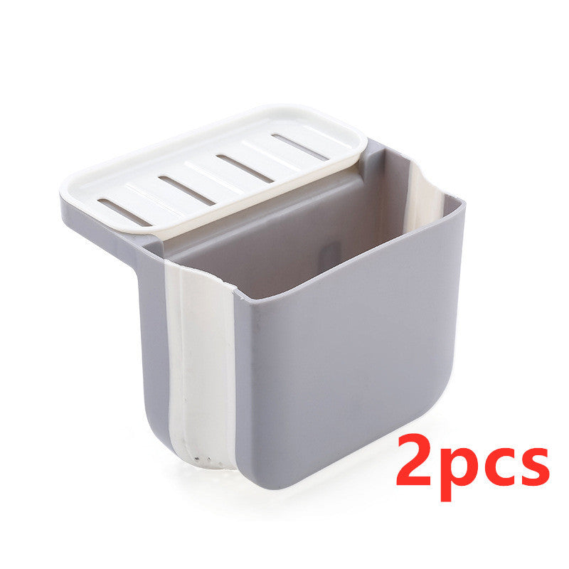 Foldable Drain Filter Shelf - Kitchen Drain Basket for Easy Dish Drying & Storage