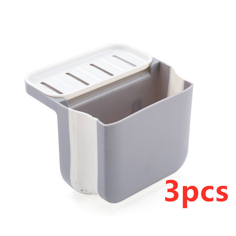 Foldable Drain Filter Shelf - Kitchen Drain Basket for Easy Dish Drying & Storage