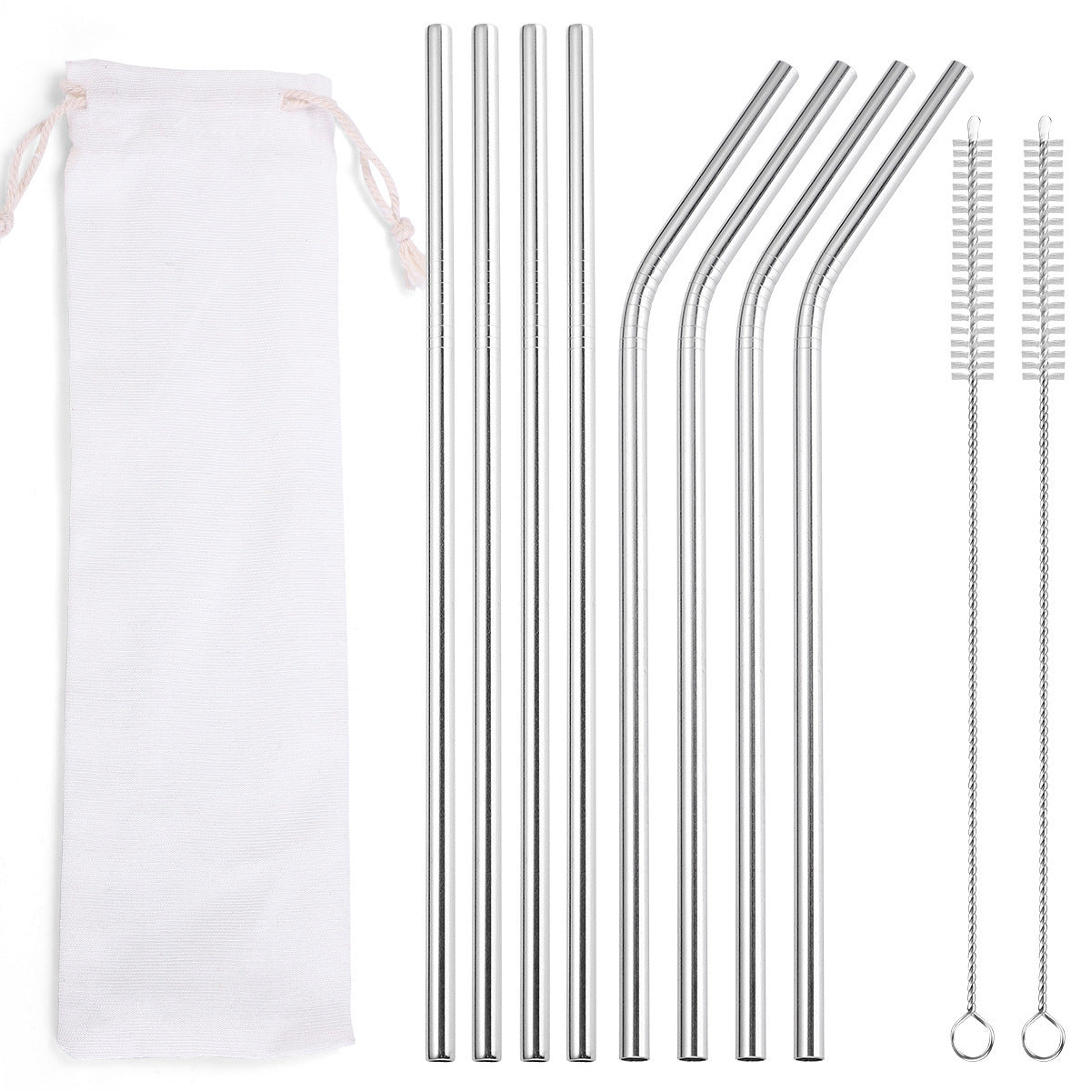 Creative Stainless Steel Straws - Colorful Metal Straws for Beverages | Eco-Friendly Drinkware