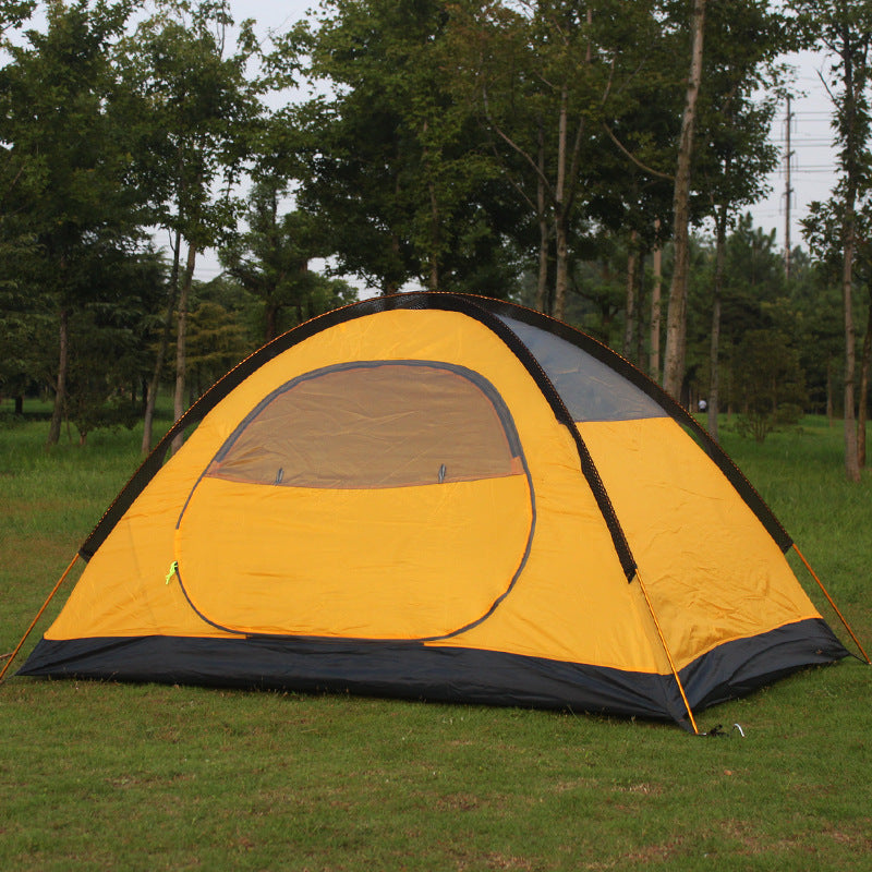 Outdoor Camping Double-Layer Aluminum Pole Tent - Durable & Weather-Resistant Shelter for Camping Adventures