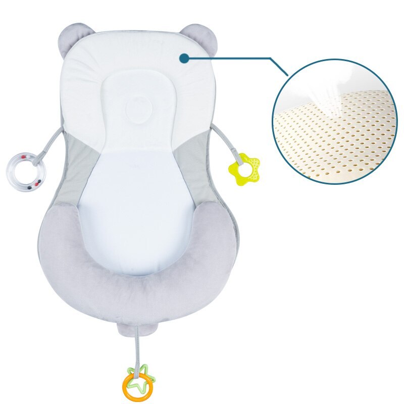 Baby Positioning Pad & Sleeping Pillow - Anti-Deflection Head Correction Support for Infant Sleep