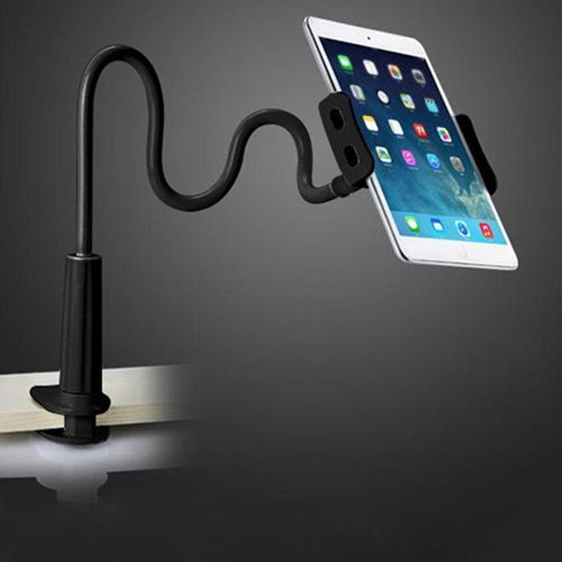 360-Degree Spiral Base Lazy Mobile Phone & Tablet Stand - Adjustable Holder for Hands-Free Viewing