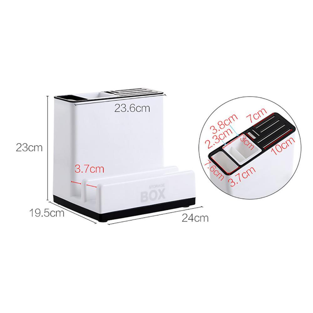 Tableware Storage Holders - Plastic Knife Storage Racks for Kitchen Convenience & Organization