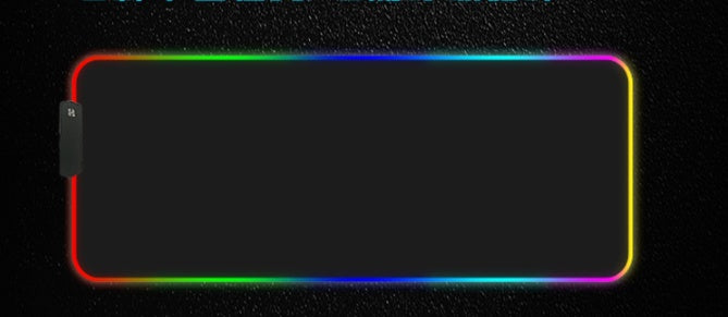 RGB LED Mouse Pad – Luminous Light-Up Gaming Mouse Pad with Customizable Colors