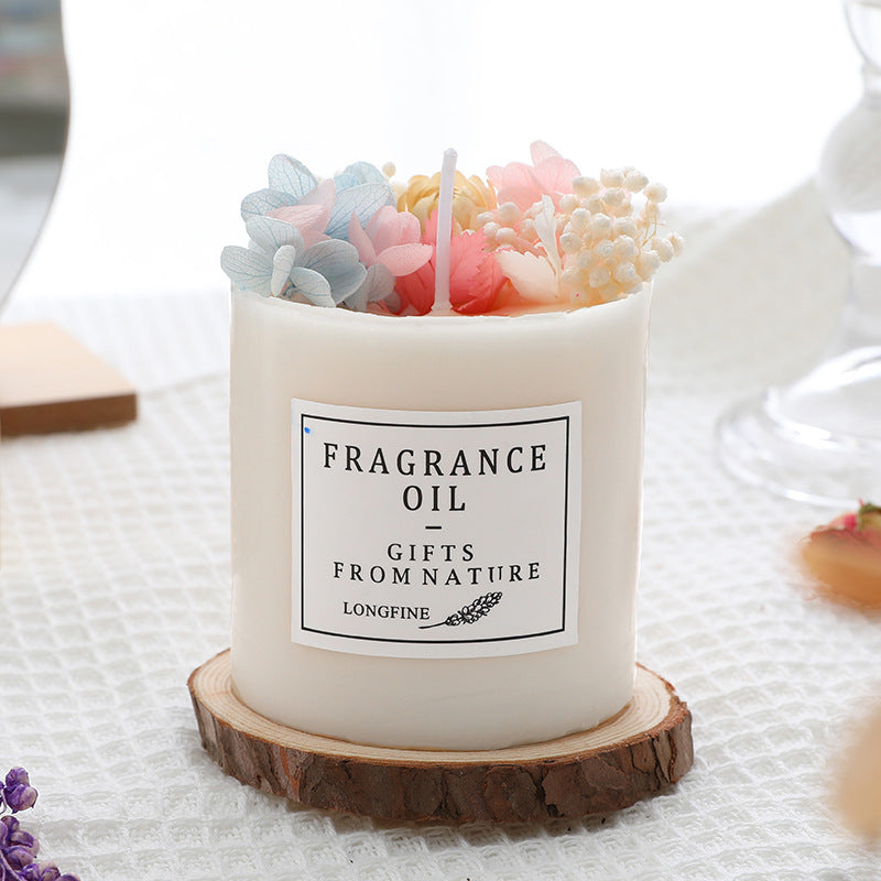Dried Flowers Decor - Romantic Candles for Home & Special Occasions