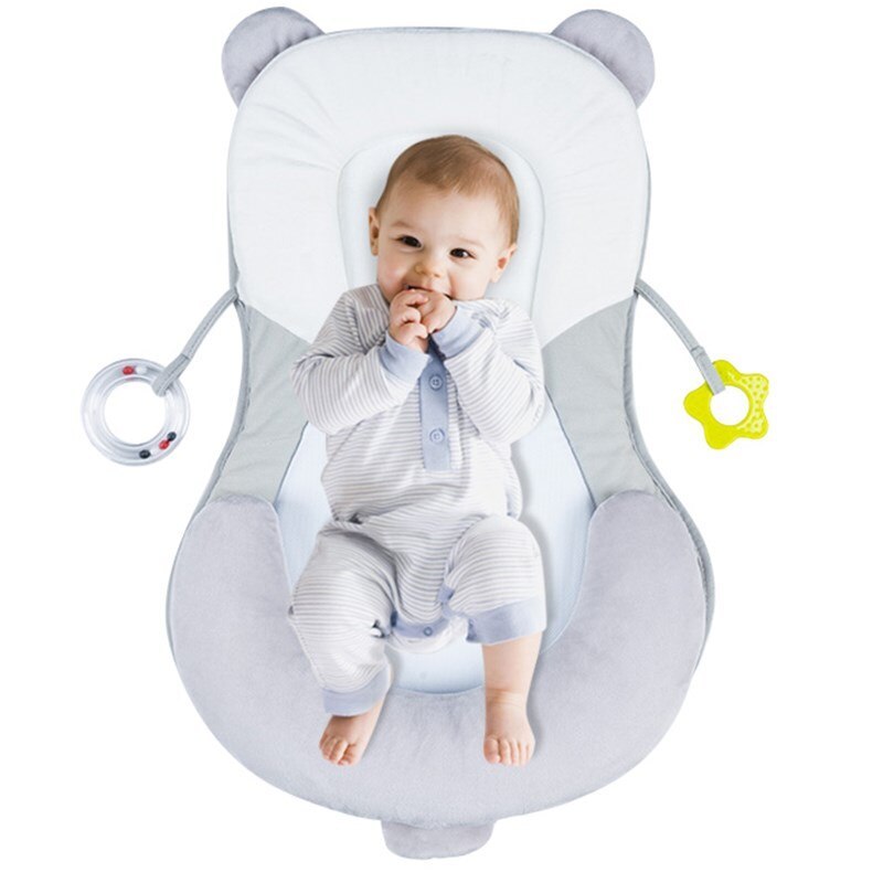 Baby Positioning Pad & Sleeping Pillow - Anti-Deflection Head Correction Support for Infant Sleep