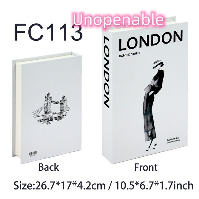 Luxury Openable Fake Books for Decoration - Realistic Simulation Book Storage for Home & Office