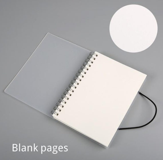 Plastic Cover Spiral Coil Notebook - Durable & Stylish Journal for Notes, School & Office Use