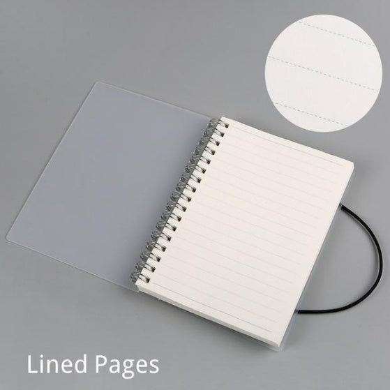 Plastic Cover Spiral Coil Notebook - Durable & Stylish Journal for Notes, School & Office Use