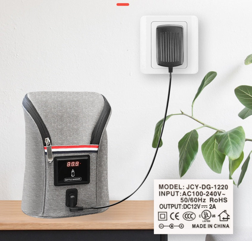 Car USB Baby Bottle Warmer - Portable Travel Breast Milk Warmer for On-the-Go Parents