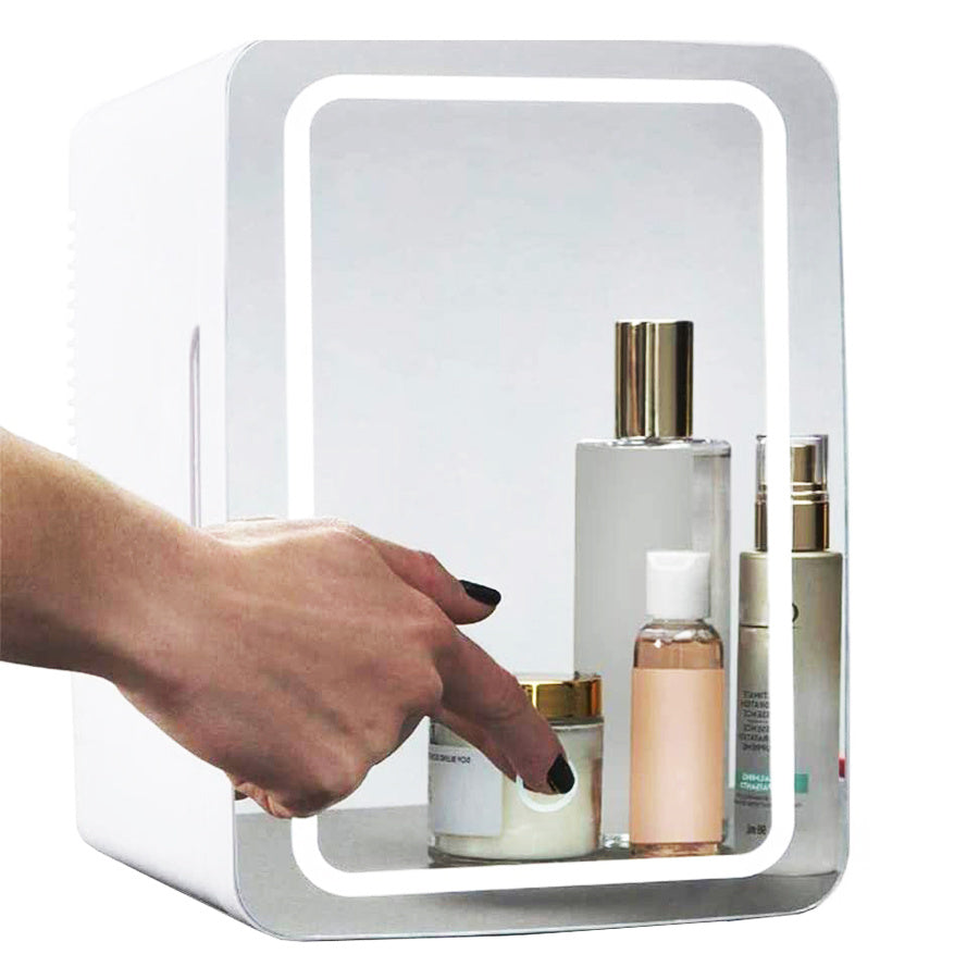 Mini Makeup Fridge - Portable Cosmetic Refrigerator & Warmer for Skincare, Beauty & Perfume Products
