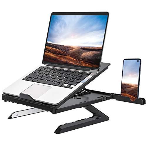 Multifunctional Laptop Stand – Folding, Adjustable Aluminum Alloy Desk Riser for Laptops & Monitors