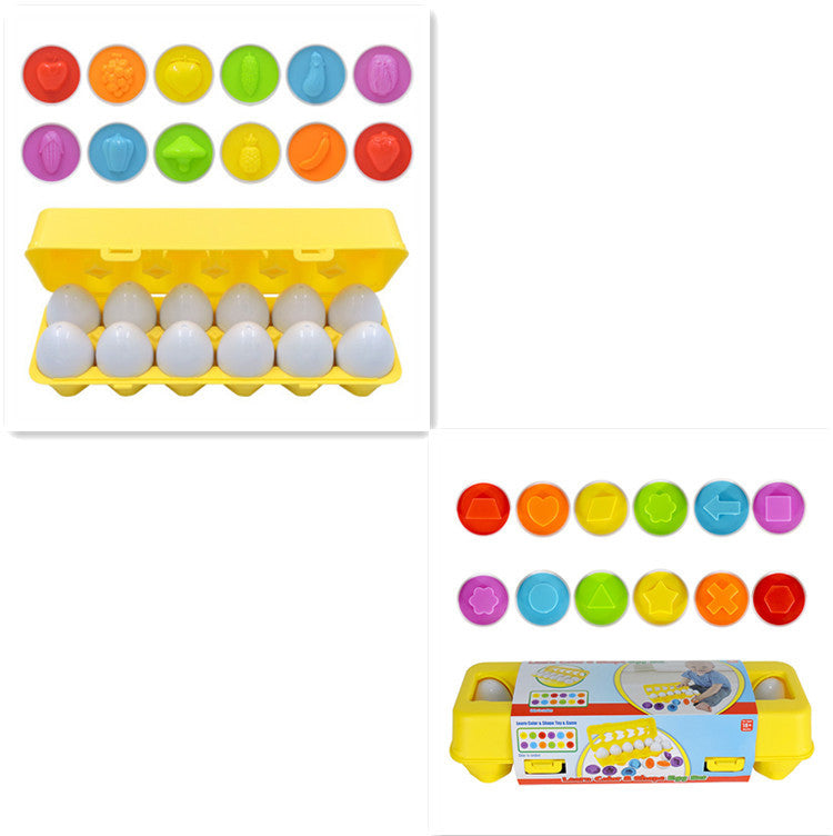 Baby Learning Educational Smart Egg Toy - Shape Matching & Sorting Montessori Toy for Kids & Children