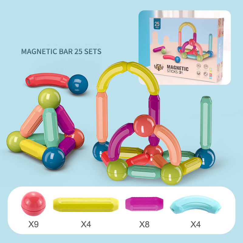 Baby Magnetic Building Blocks Set - Magnetic Stick & Toy Bricks for Kids | Educational Game for Children