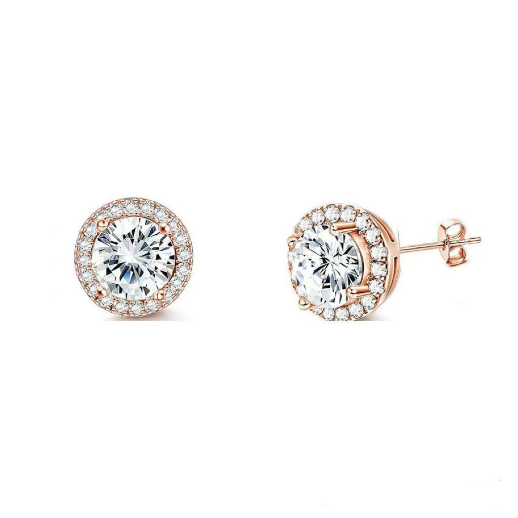 Real Gold Stainless Steel Earrings