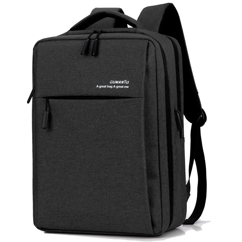 Waterproof & Shockproof Laptop Backpack – Rechargeable USB Charging Travel Bag