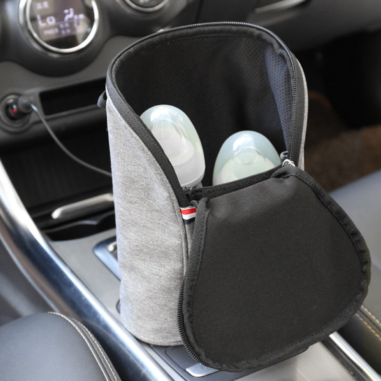 Car USB Baby Bottle Warmer - Portable Travel Breast Milk Warmer for On-the-Go Parents