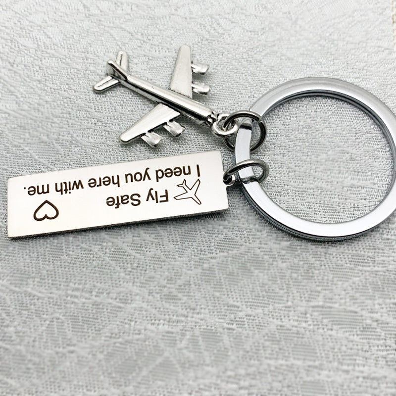 Drive Well Couple Gift - Airplane Accessory Pendant for Him & Her