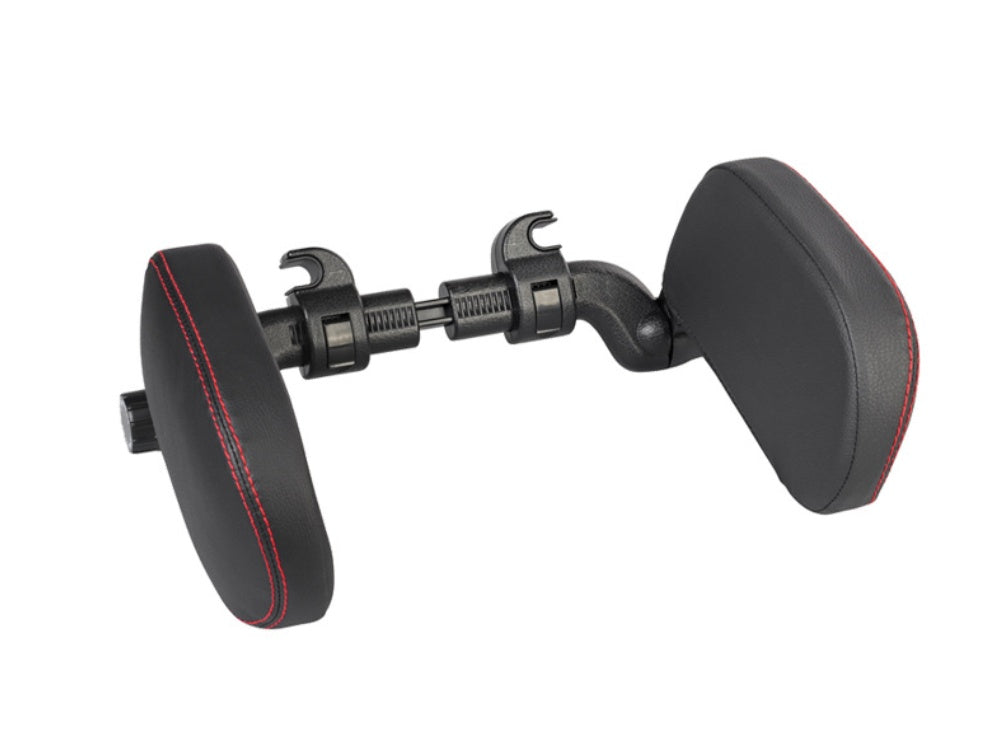 Adjustable Car Headrest Pillow - Soft Travel Seat Neck Support Cushion | Leather Auto Headrest for Comfortable Sleep