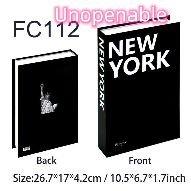 Luxury Openable Fake Books for Decoration - Realistic Simulation Book Storage for Home & Office