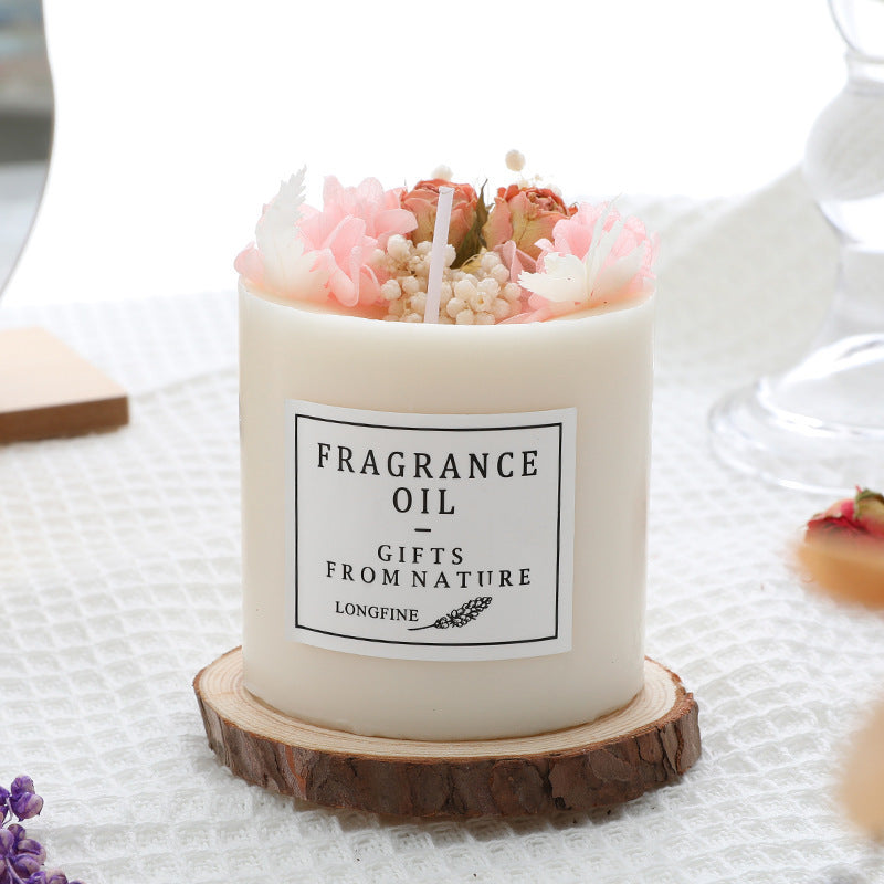 Dried Flowers Decor - Romantic Candles for Home & Special Occasions